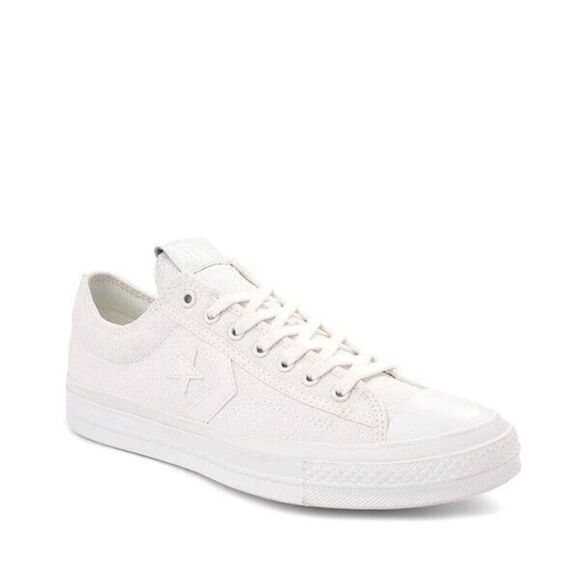 Converse Star Player 76 Vintage Low White - White‎ Men 10 Woman 11.5 New In Box - Picture 1 of 5